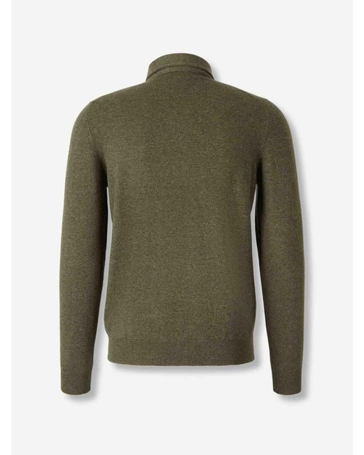 Santa Eulalia Green Long Sleeve Polo for men