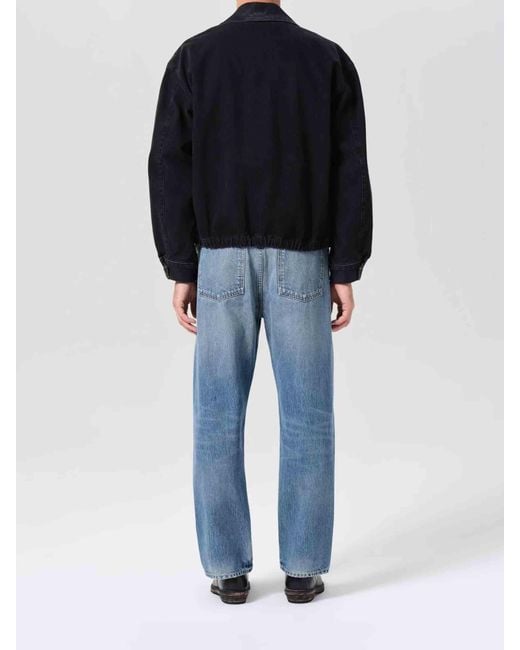 Agolde Blue Wide Leg Jeans 90's Style for men