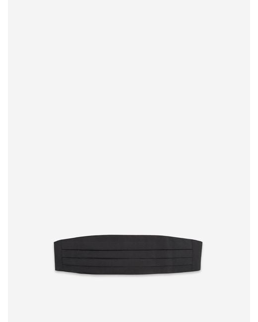 Santa Eulalia White Silk Belt for men