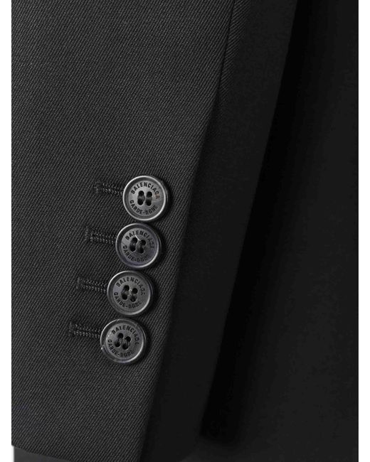 Balenciaga Black Standard Tailored Blazer