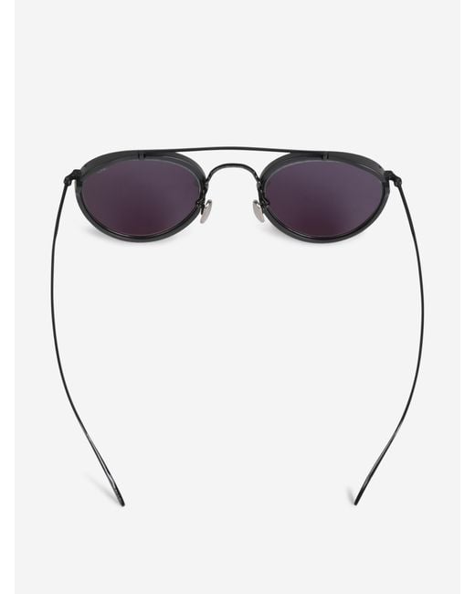 Eyevan 7285 Gray Aviator Sunglasses 762 for men