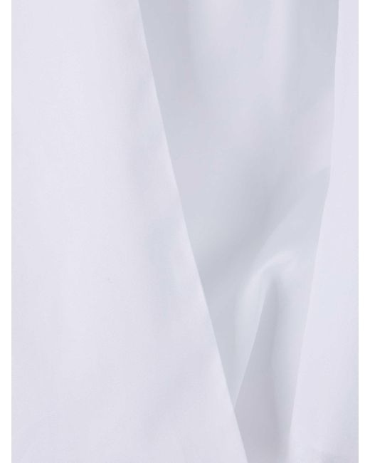 Dries Van Noten White Plain Casual Blouse