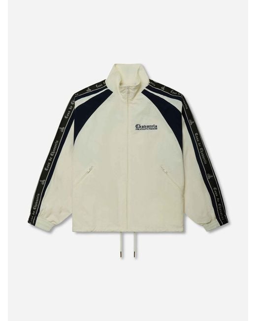 Willy Chavarria White Logo Sports Jacket for men