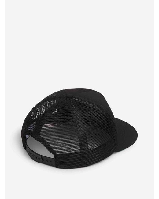 Rhude Black Trucker Hat for men
