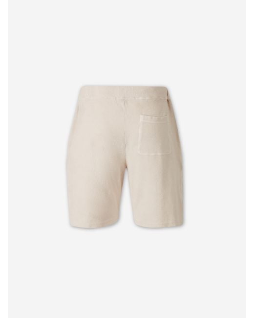 Fedeli Natural Terry Bermuda Shorts for men