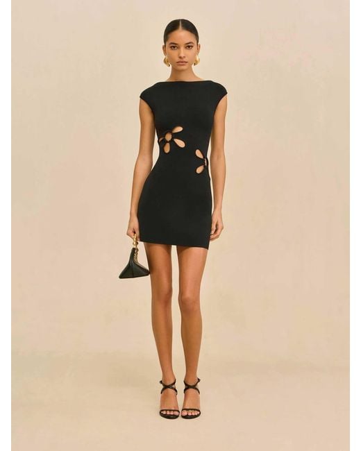 Cult Gaia Black Yudi Mini Dress