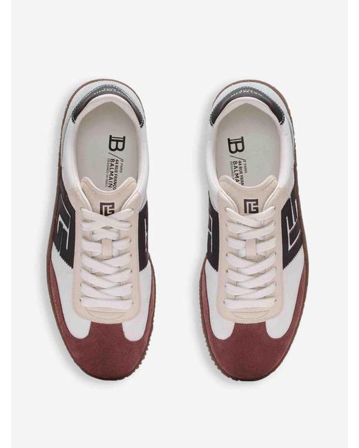 Balmain White Swan Sneakers for men