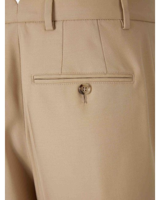 AMI Natural Bermuda Shorts, Wool Clips for men
