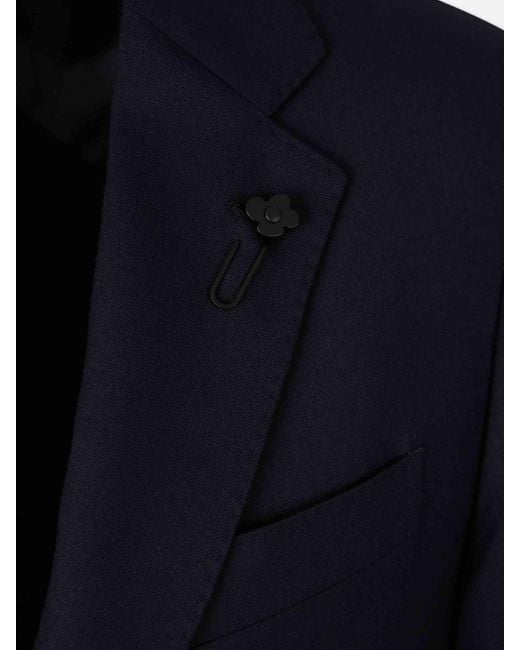 Lardini Blue Blazer Straight for men