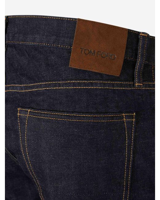 Tom Ford Blue Slim Jeans for men