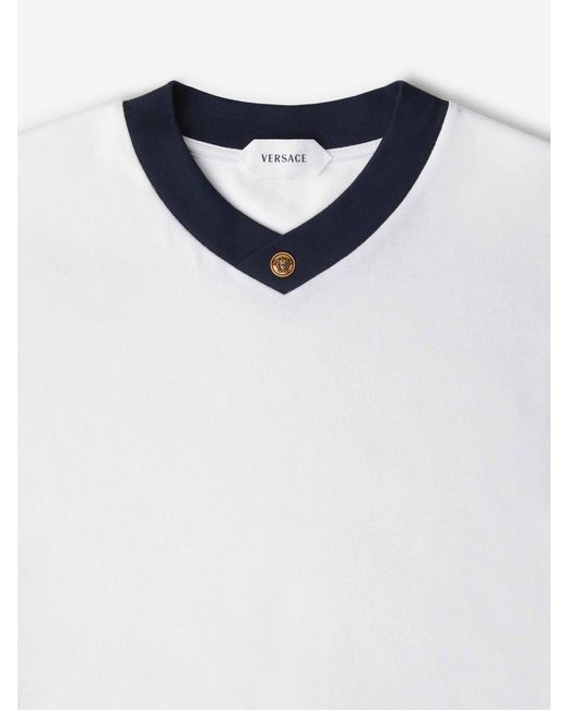 Versace White Short Sleeve T-Shirt