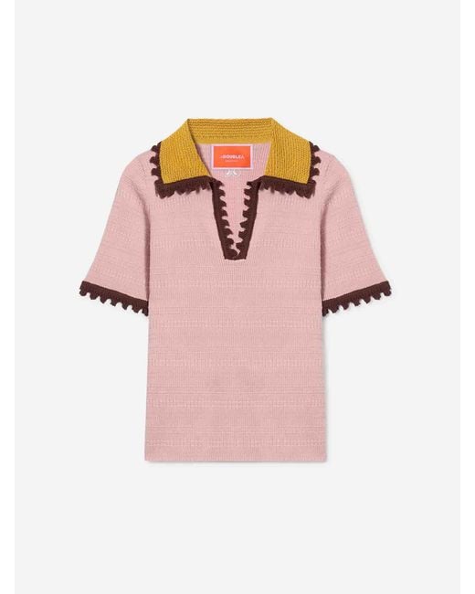 LaDoubleJ Pink Polo Punto