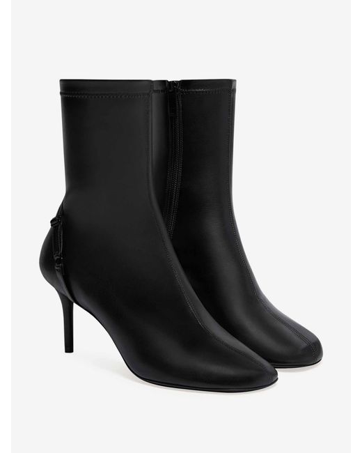 Courreges Black Ankle Boots