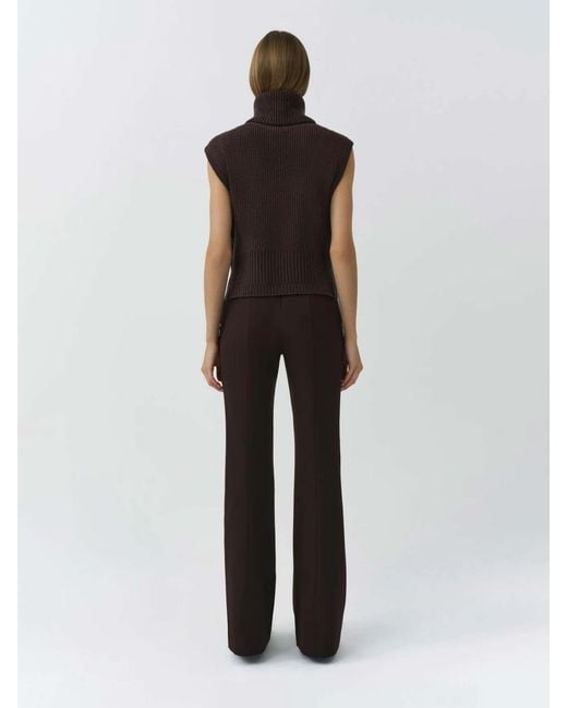 Jonathan Simkhai Purple Maple High Neck Vest
