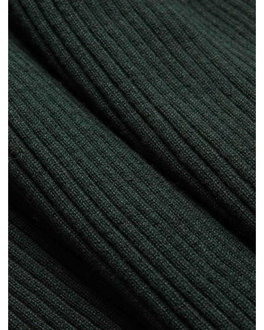 Zimmermann Green Straight Wool Skirt