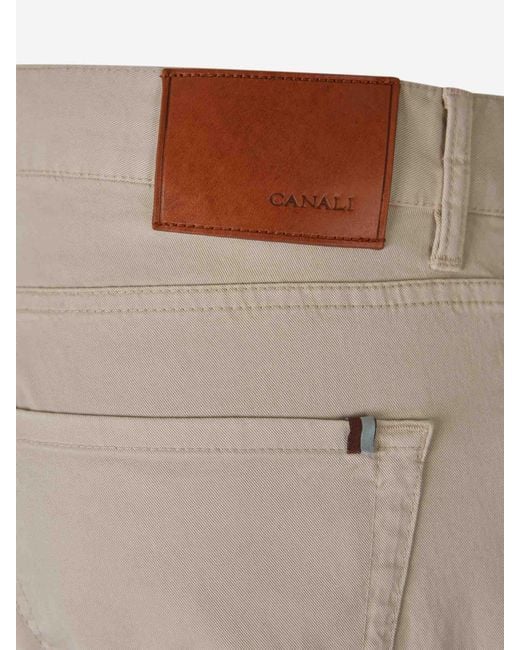 Canali Natural Classic Straight Leg Jeans for men