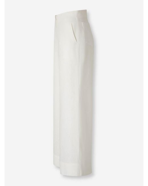 ANDRES OTALORA White Wide Pants El Sol