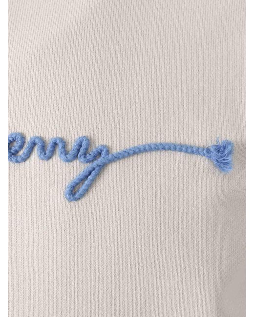 Sweat À Capuche En Coton Burberry pour homme en coloris White