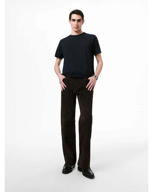 Our Legacy Black Round Neck T-Shirt for men