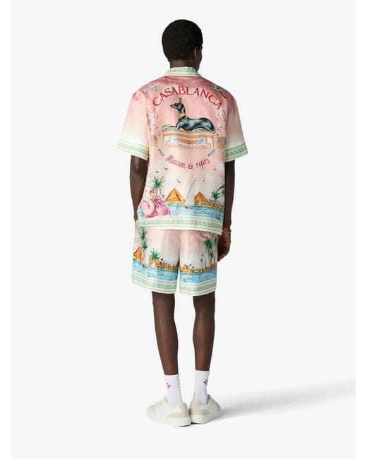 Casablanca Multicolor Printed Shirt for men