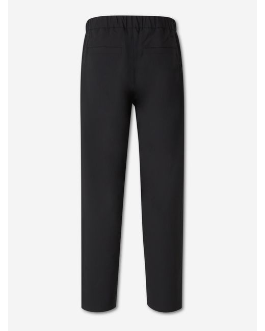 Laminar Black Technical Straight Leg Trousers for men