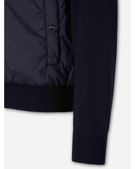Herno Blue Casual Lightweight Jacket for men