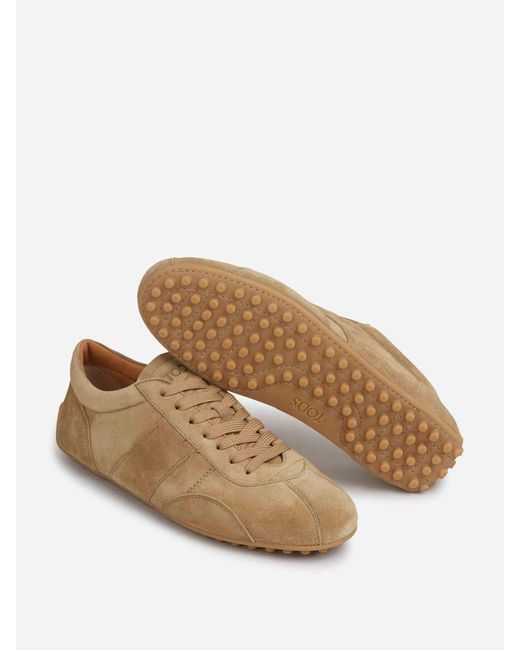 Tod's Natural Suede Sneakers for men