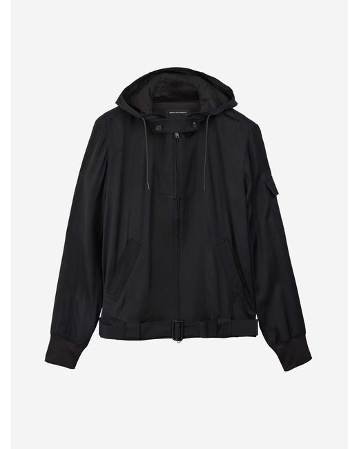 Y-3 Kapuzenpullover Aus Viskose in Black für Herren