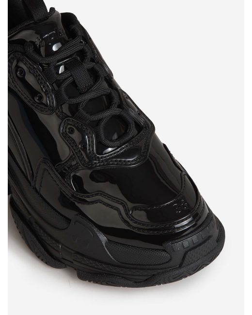 Balenciaga Triple S Rubber Sneakers in Black | Lyst Australia