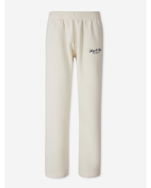 Sporty & Rich White Joggers Vendome La