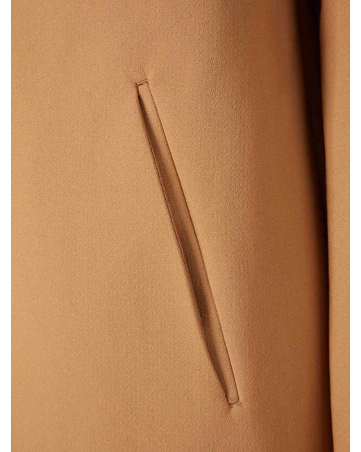 Herno Natural Wool Twill Coat