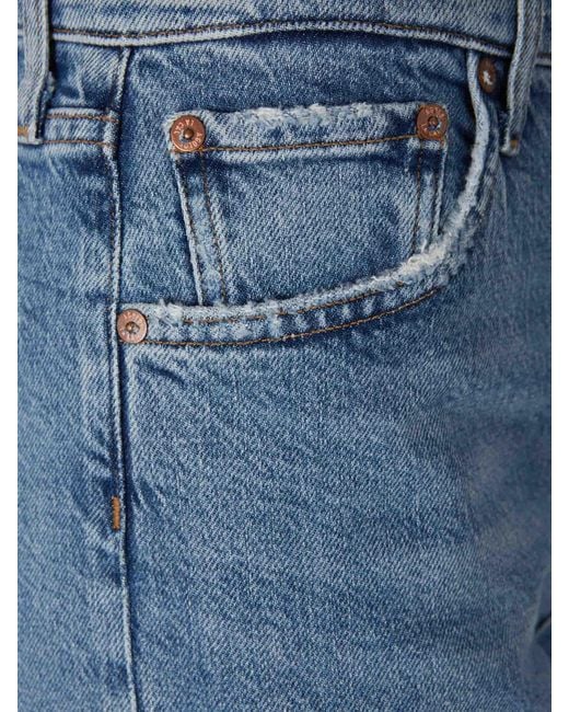 Agolde Blue Straight Jeans
