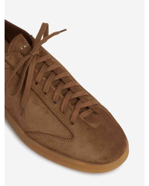 Henderson Brown Leather Sneakers for men