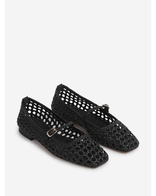 Souliers Martinez Black Mary Jane Paris Ballerinas