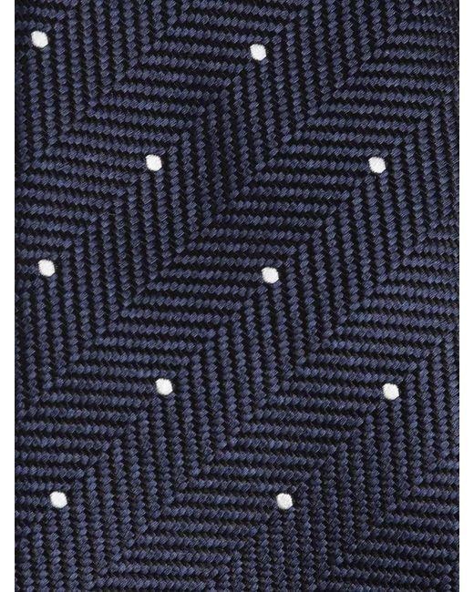 Corbata Topos Tom Ford de hombre de color Blue