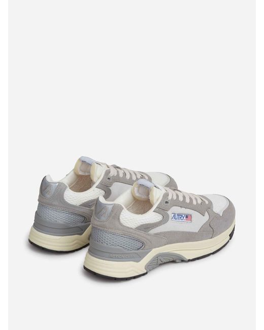 Autry White Hyperway Low Sneakers for men