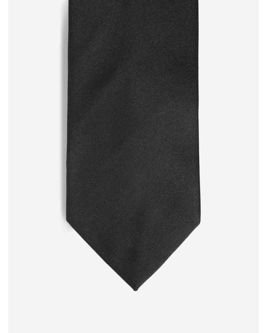 Bigi por Santa Eulalia Black Silk Satin Tie for men