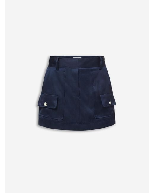 Veronica Beard Blue Felina Skort