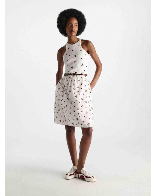 Dorothee Schumacher White Ribbed Tank Top