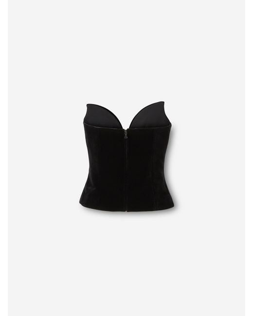 Roland Mouret Black Top Sweetheart