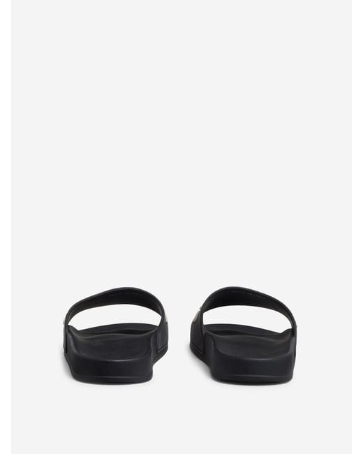 DSquared² White Logo Rubber Sandals for men