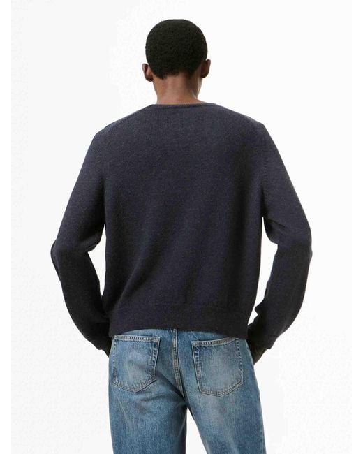 Our Legacy Blue Alpaca Wool Sweater for men