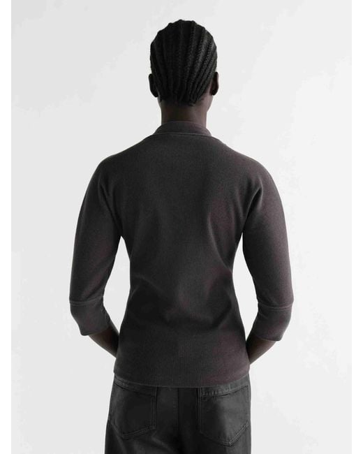 Lemaire Blue Ascot Knit T-Shirt