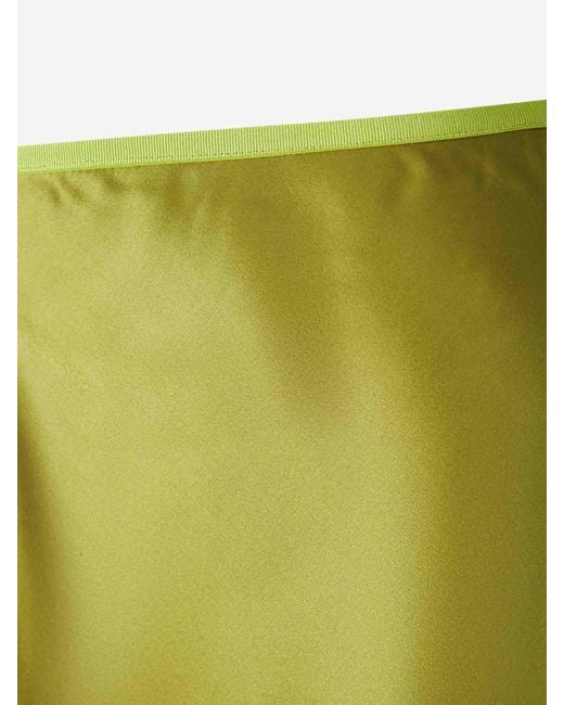 Jupe Mi-Longue En Satin Dries Van Noten en coloris Green