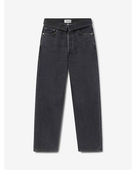Jean Echo Taper Agolde en coloris Blue