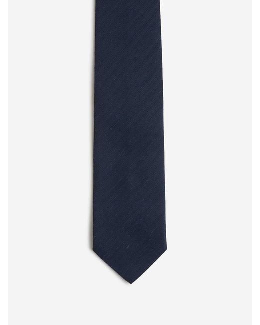 Santa Eulalia Blue Speckled Silk Tie for men