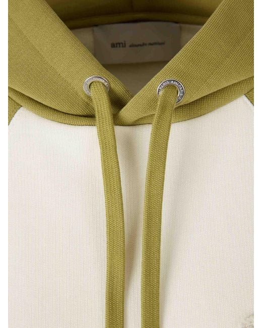 AMI Green Crew Neck Sweatshirt