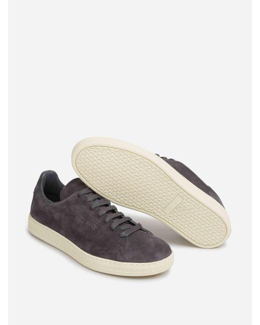 Tom Ford Multicolor Suede Sneakers for men