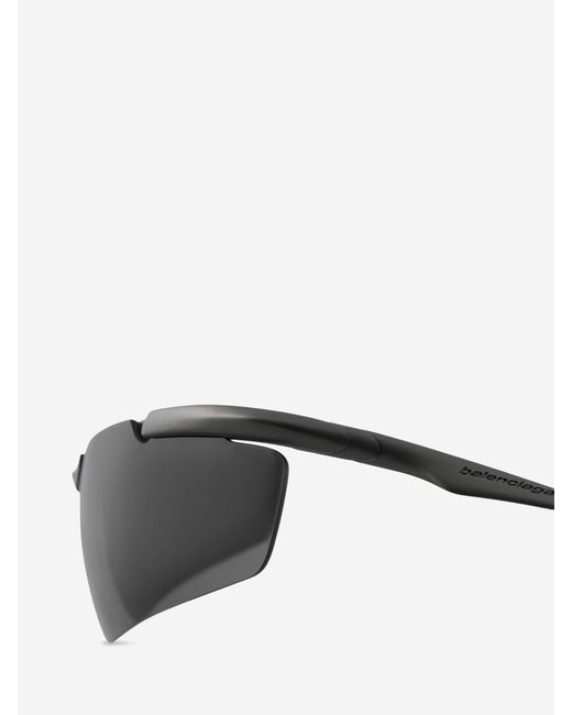 Balenciaga Black Boomerang Cat Sunglasses for men