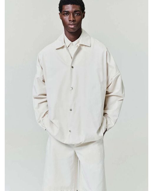 Fear Of God White Cotton Windbreaker for men